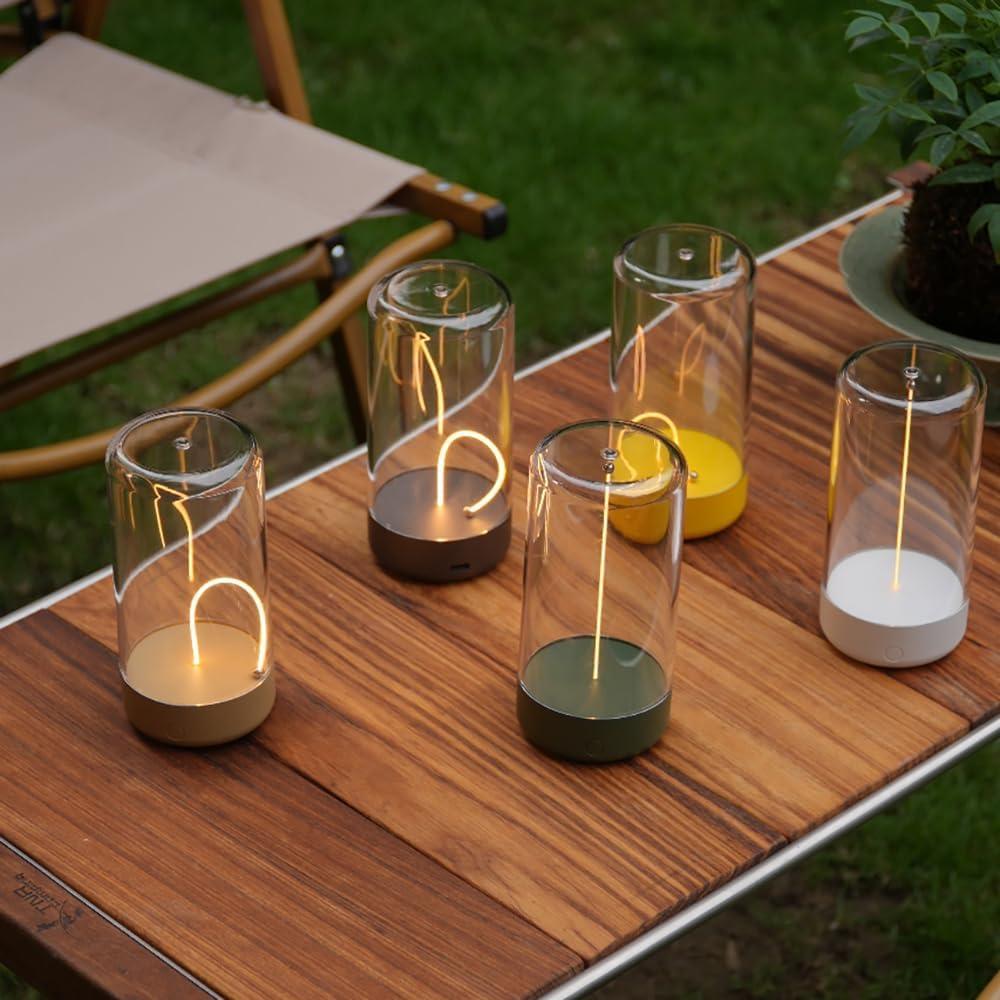 Auge Light Minimalist Table Lamp Cordless LED Rechargeable Modern Night - CozyDev