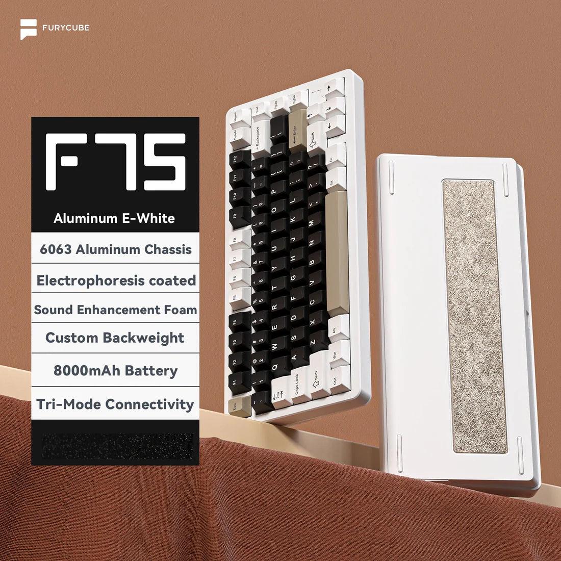 FURYCUBE F75 75% Aluminum Mechanical Keyboard