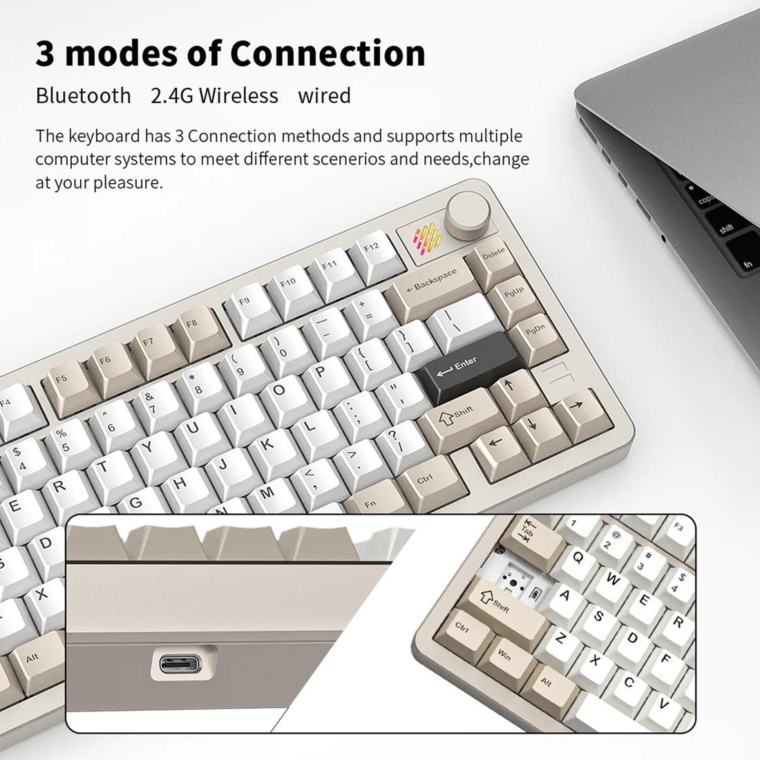 FURYCUBE F75 75% Aluminum Mechanical Keyboard