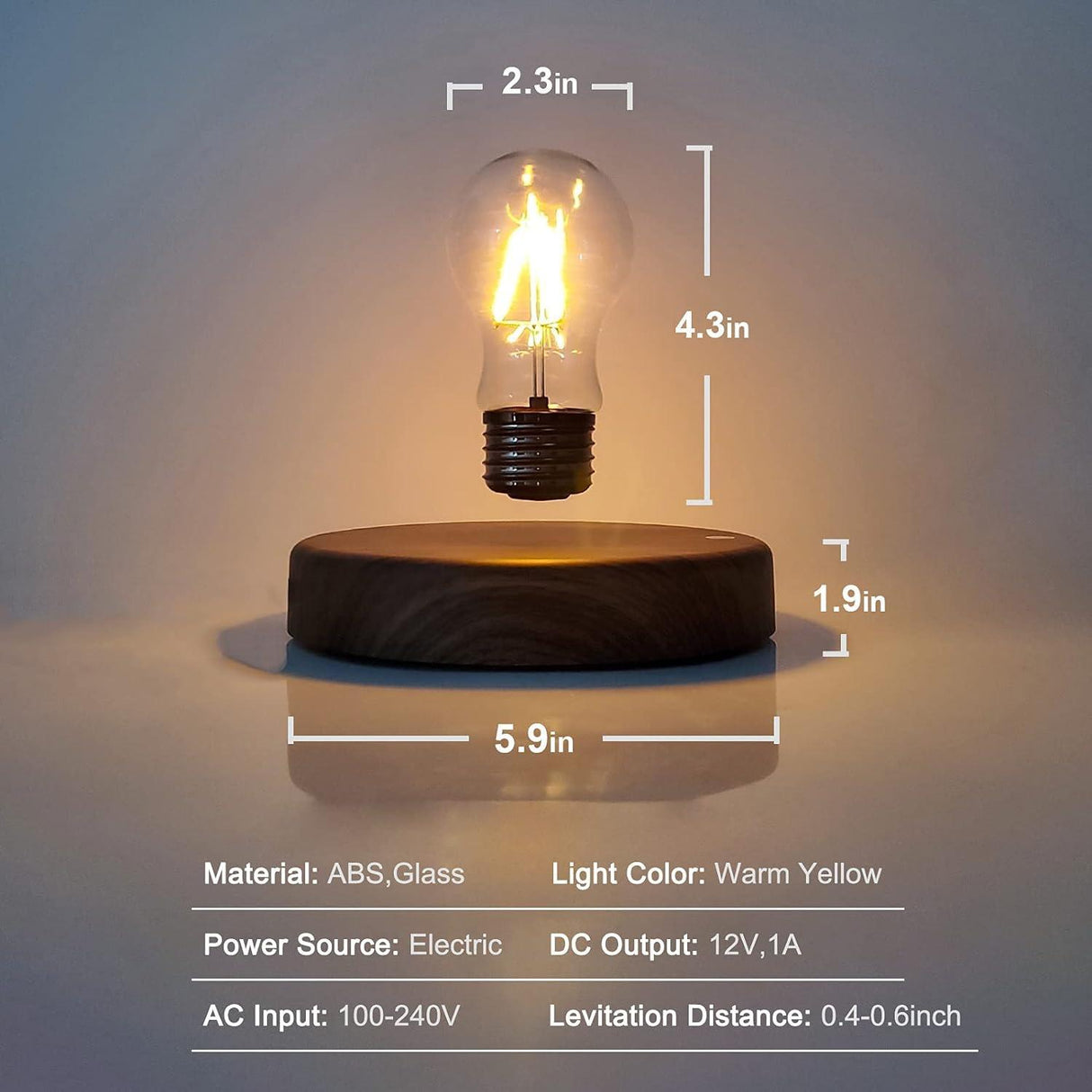 Levitation Light Bulb Lamp - CozyDev