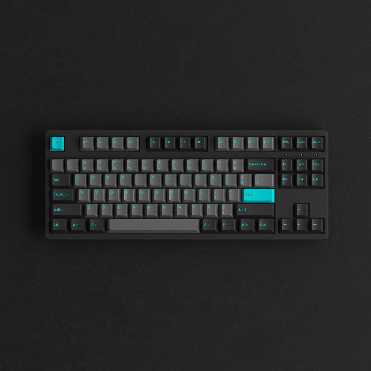 AKKO 3087 Plus Black & Cyan Mechanical Gaming Keyboard - CozyDev