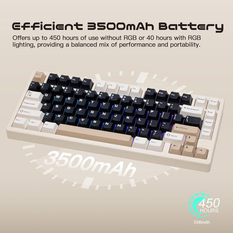 WOBKEY Rainy75 Aluminum Mechanical Keyboard