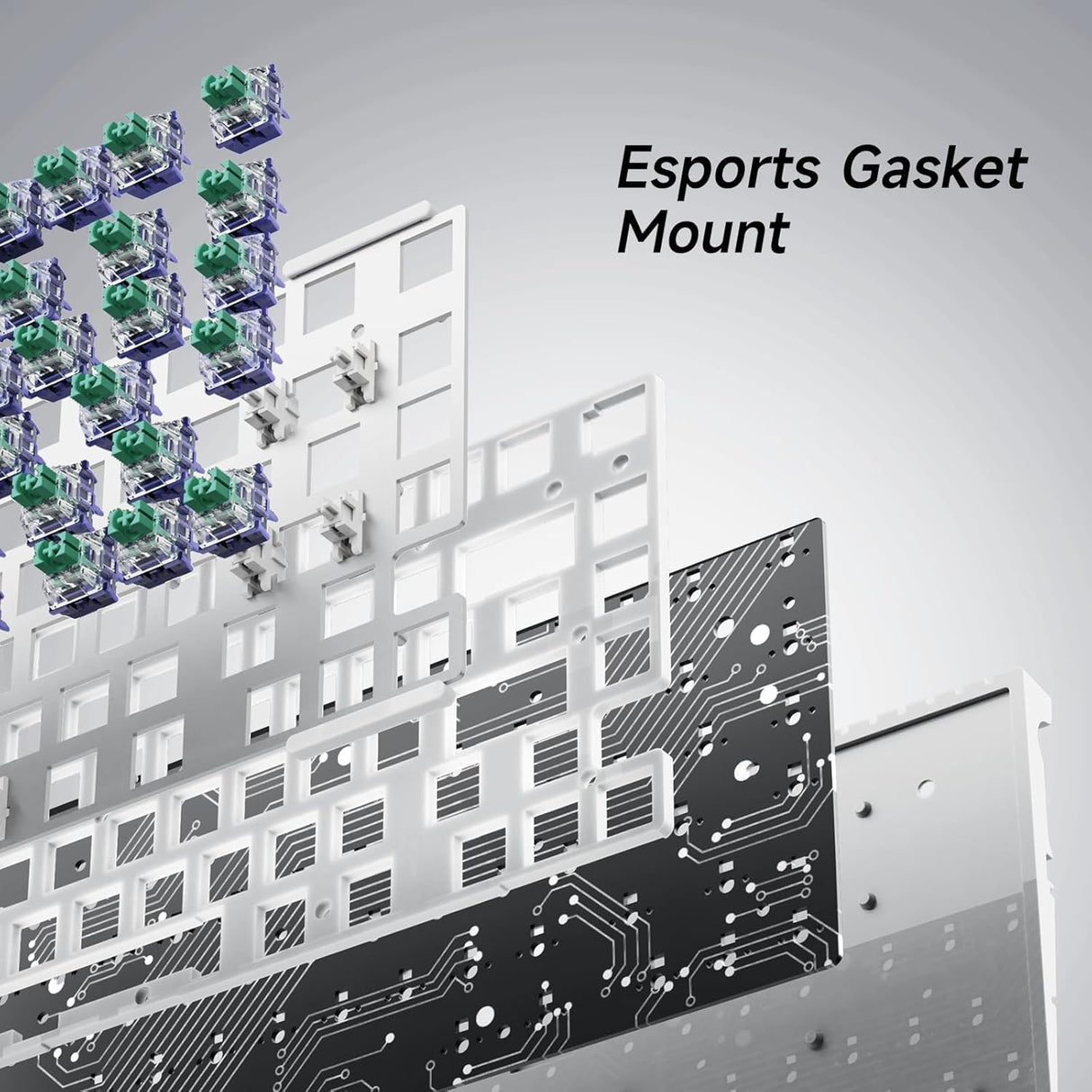 MCHOSE Jet 75 Hall Effect Magnetic Switch Hot-Swappable Gaming Keyboard