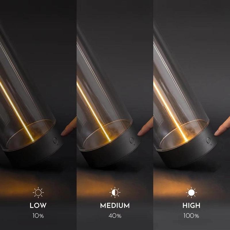 Auge Light Minimalist Table Lamp Cordless LED Rechargeable Modern Night - CozyDev