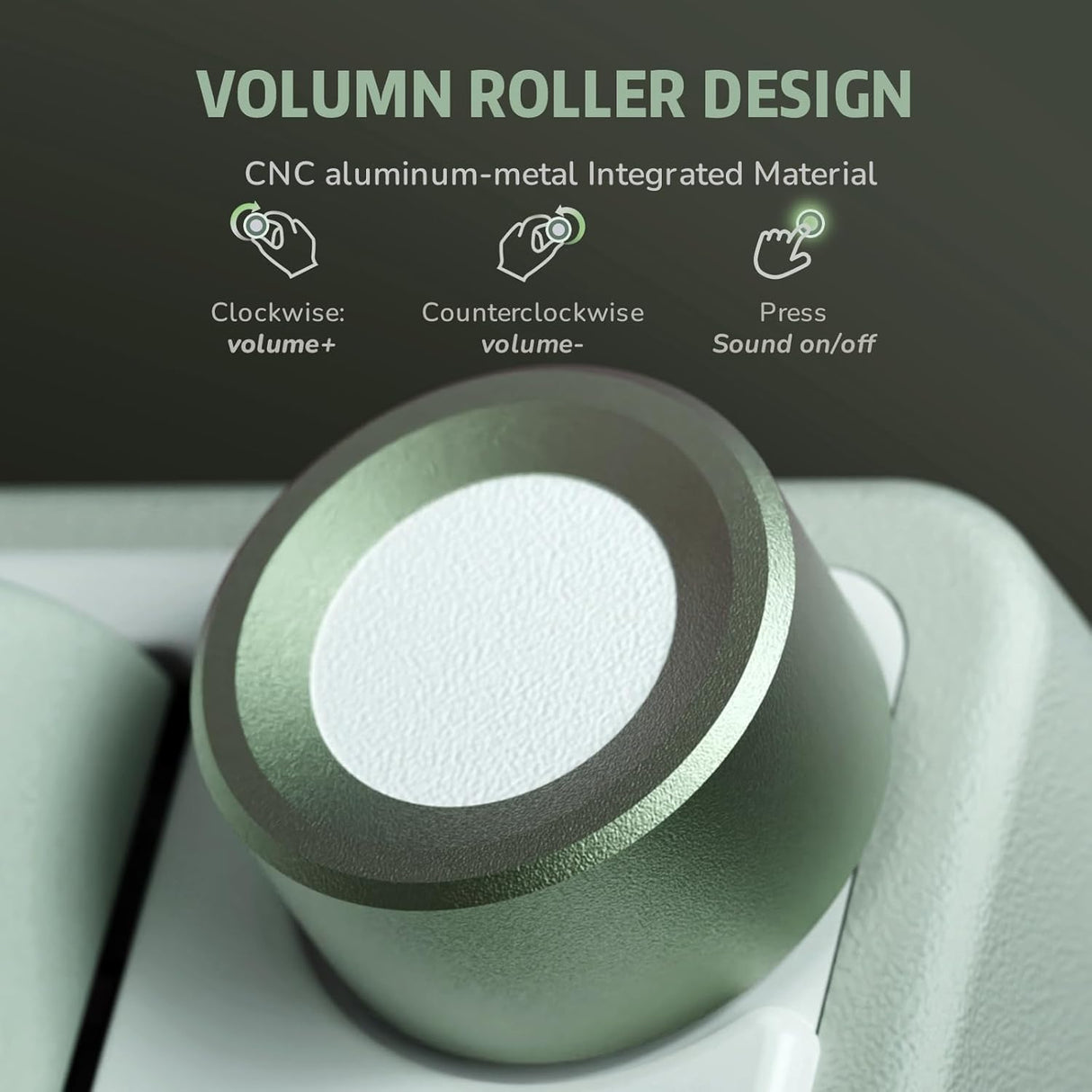 RK ROYAL KLUDGE R75 Tri-Mode Hot Swappable Mechanical Gaming Keyboard - Misty Rain Switch