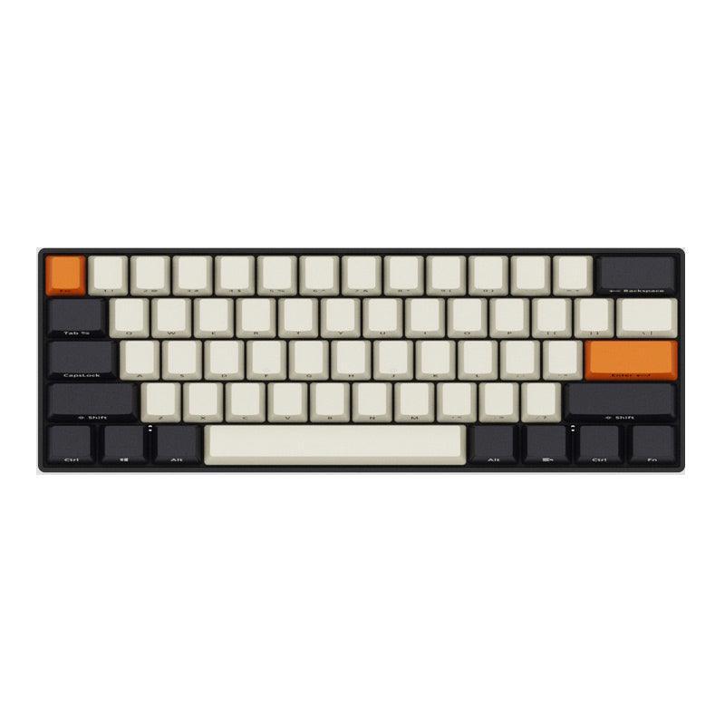 RK Royal Kludge RK61 60% Mechanical Keyboard Black Orange - CozyDev