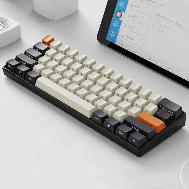 RK Royal Kludge RK61 60% Mechanical Keyboard Black Orange - CozyDev