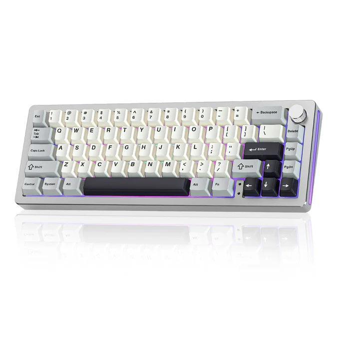 YUNZII AL66 Knob CNC Aluminum Wireless Mechanical Keyboard - CozyDev