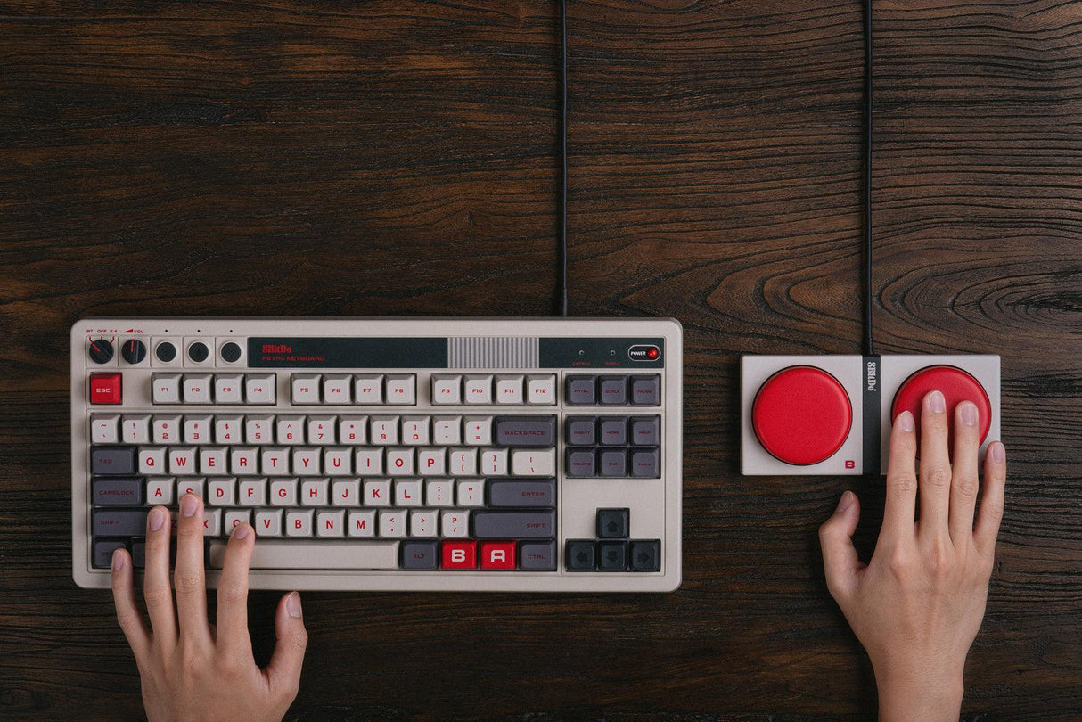 8BitDo Retro Hot Swappable Mechanical Gaming Keyboard - CozyDev