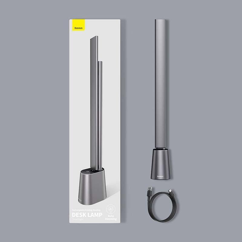 Baseus LED Table Desk Foldable Lamp Bright Bedside Office Study Rechargeable Night Light - CozyDev