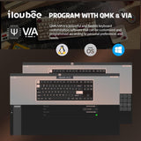 ILovbee B87 Mechanical Keyboard Tri-mode Mechanical Keyboard