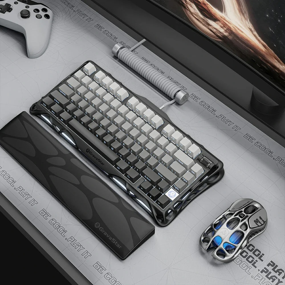 GravaStar Mercury K1 Wireless RGB Gaming Mechanical Keyboard