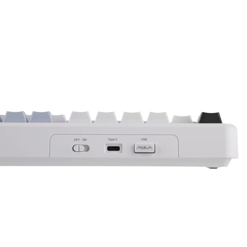 AULA F108 Pro Tri-mode Hot Swappable RGB Mechanical Gaming Keyboard