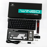 EPOMAKER Aula WIN60 HE 60% Wired Hot Swappable Magnetic Keyboard Hall Effect Switches