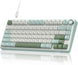 RK ROYAL KLUDGE R75 Tri-Mode Hot Swappable Mechanical Gaming Keyboard - Misty Rain Switch