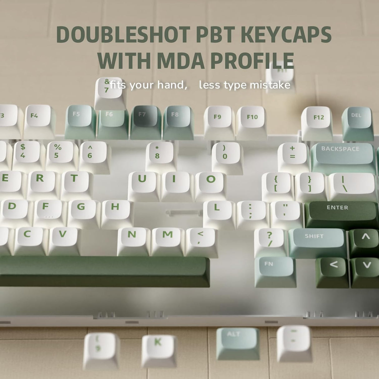 RK ROYAL KLUDGE R75 Tri-Mode Hot Swappable Mechanical Gaming Keyboard - Misty Rain Switch