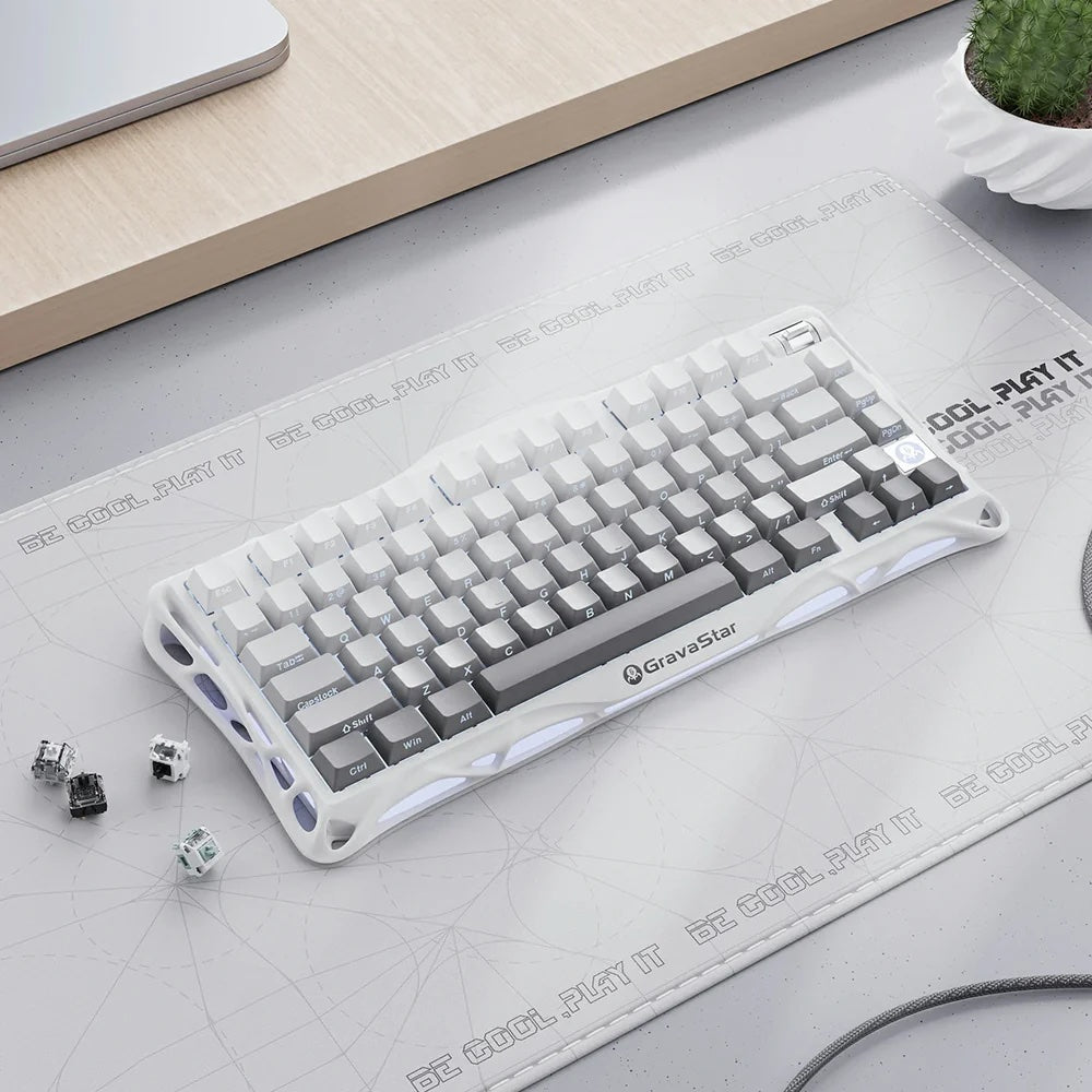 GravaStar Mercury K1 Wireless RGB Gaming Mechanical Keyboard
