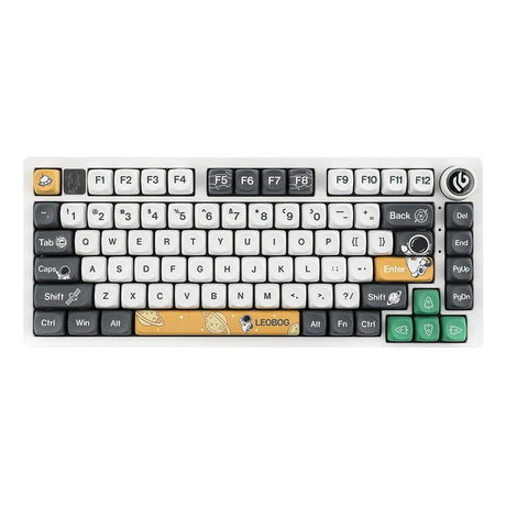 LEOBOG Hi75 Aluminum Alloy Wired Mechanical Keyboard (Astronaut), Nimbus V3 Switch - CozyDev