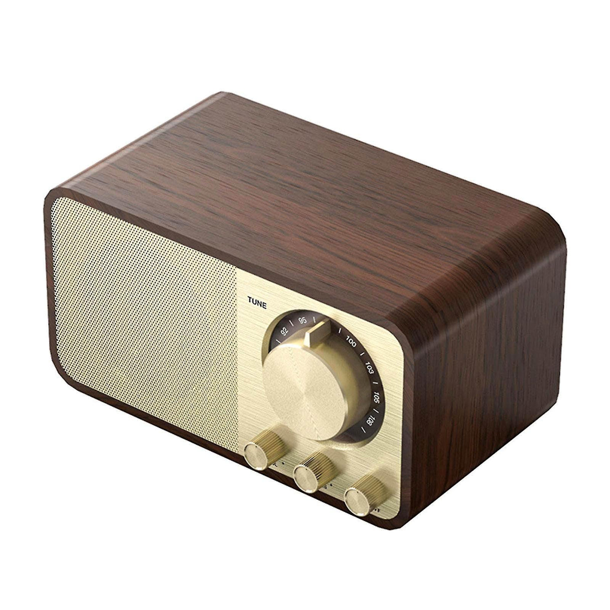 Vintage Wood JY-66 Stereo Bluetooth Speaker - CozyDev