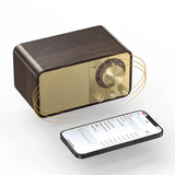 Vintage Wood JY-66 Stereo Bluetooth Speaker - CozyDev