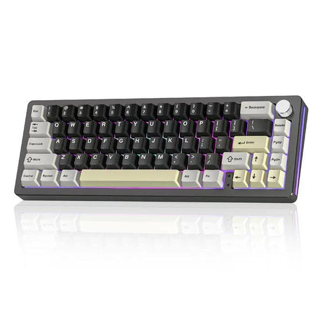 YUNZII AL66 Knob CNC Aluminum Wireless Mechanical Keyboard - CozyDev