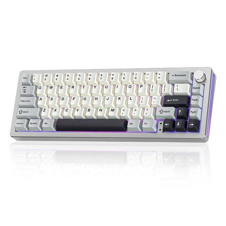 YUNZII AL66 Knob CNC Aluminum Wireless Mechanical Keyboard - CozyDev