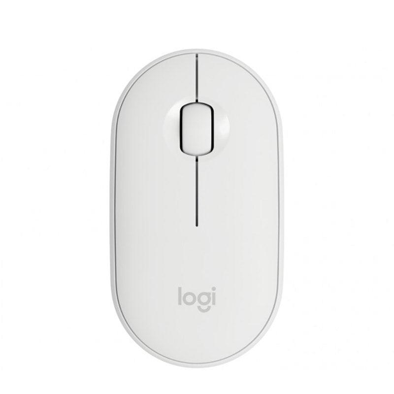 Logitech Pebble M350 Wireless Mouse White - CozyDev