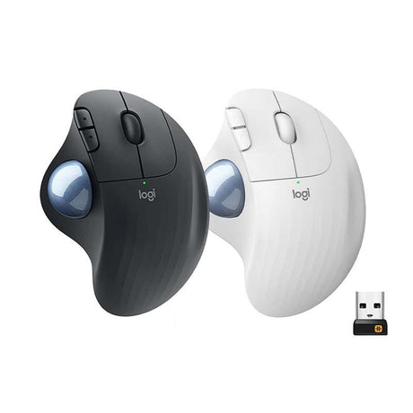 Logitech ERGO M575 Bluetooth + 2.4Ghz Unifying Wireless Trackball - Graphite - CozyDev